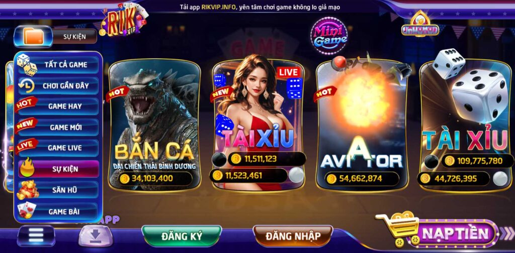 Ưu đãi và khuyến mãi tại rikvip – chơi là có quà